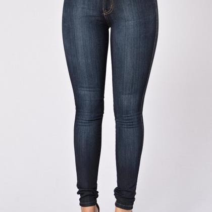 Women High Waist Denim Jeans Vintag..