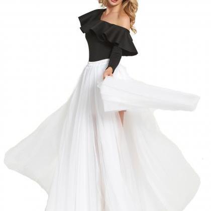 Sexy High Side Split Long Tulle A L..