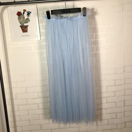  Summer Style Sheer Tulle Skirts A ..