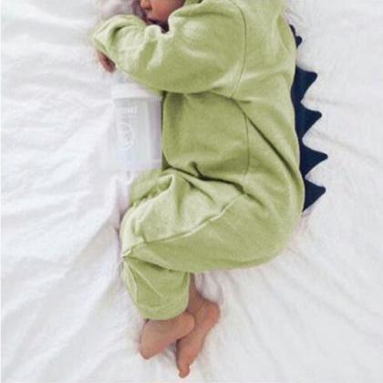 Newborn Infant Baby Boy Girl Dinosaur Hooded..