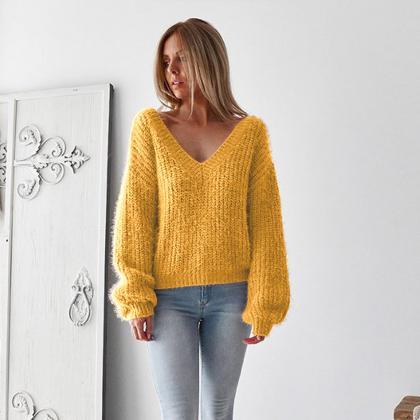  Women Knitted Sweater Autumn Winte..