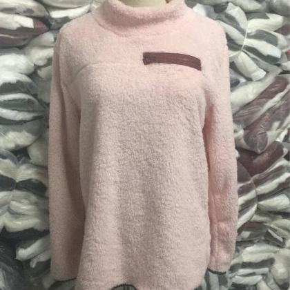 Women Fleece Tops Autumn Winter War..