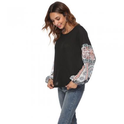 Women Knitted Sweater Autumn Long L..