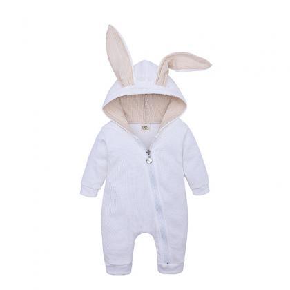 Baby Boys Girls Jumpsuit Long Sleev..