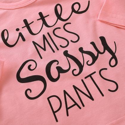  2Pcs Set Toddler Baby Girl T-shirt..