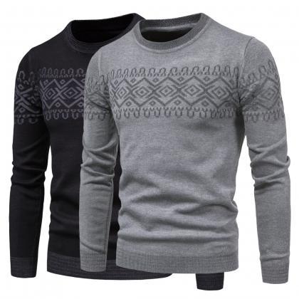 Men Autumn Winter New Knitted Sweat..