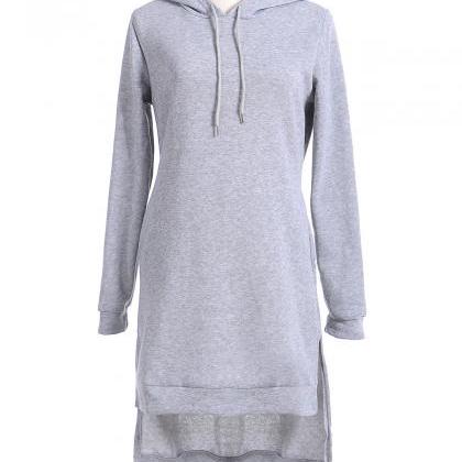 Women Hooded Autumn Hoodie Long Sle..