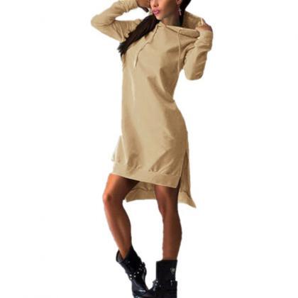 Women Hooded Autumn Hoodie Long Sle..