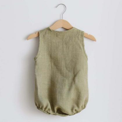Summer newborn cotton and linen one..