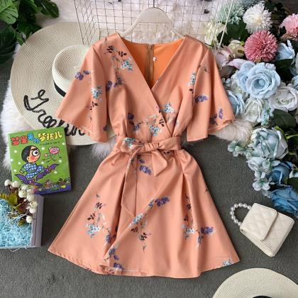 2021 Summer Seaside Vacation Beach Dress..
