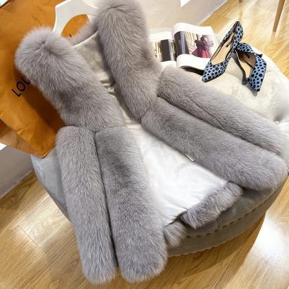  2021 autumn winter new fur one fem..