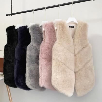 Autumn winter fur all-in-one women ..