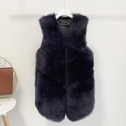 Autumn winter fur all-in-one women ..