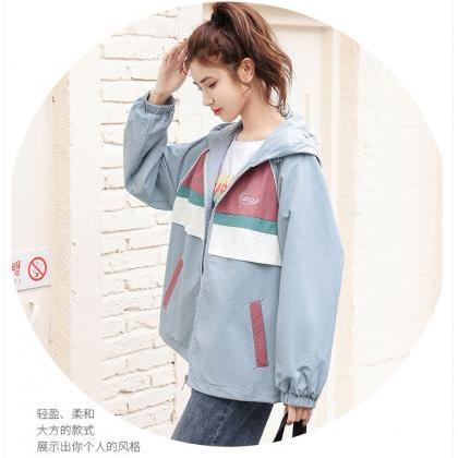 Autumn New Loose Wind College High..