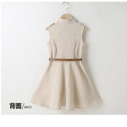 Girls Dress Middle Big Children Clothing Summer..