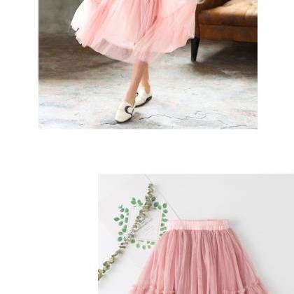 Girls' gauze skirt Spring and autum..
