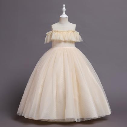 Flower Girl Wedding Banquet Lace Lo..