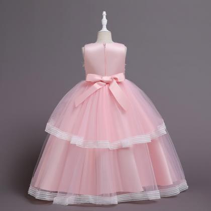  Flower Girl Wedding Banquet Lace L..