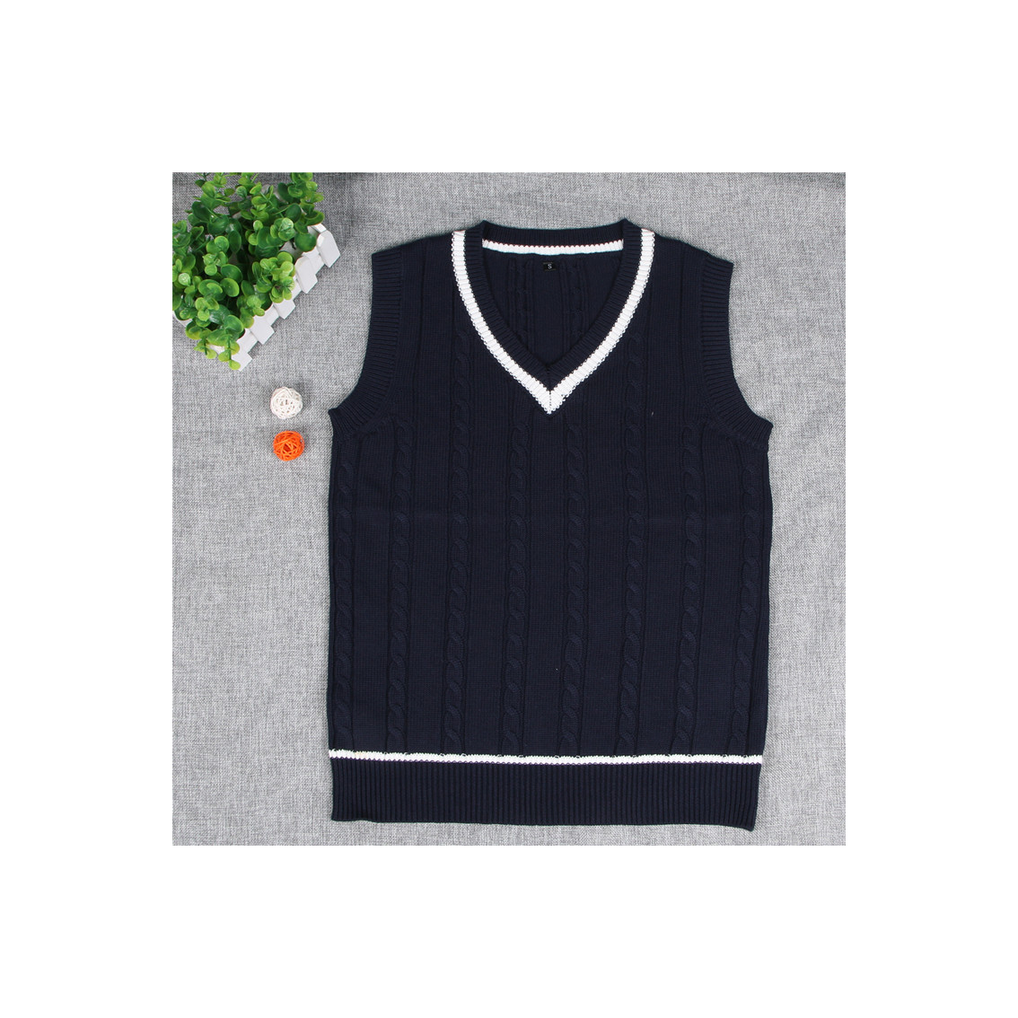 polo v neck vest