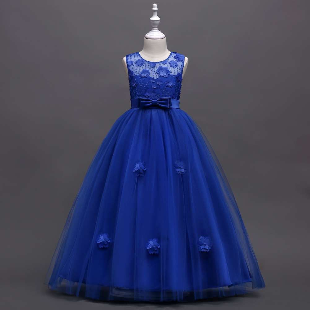 blue gown for kids