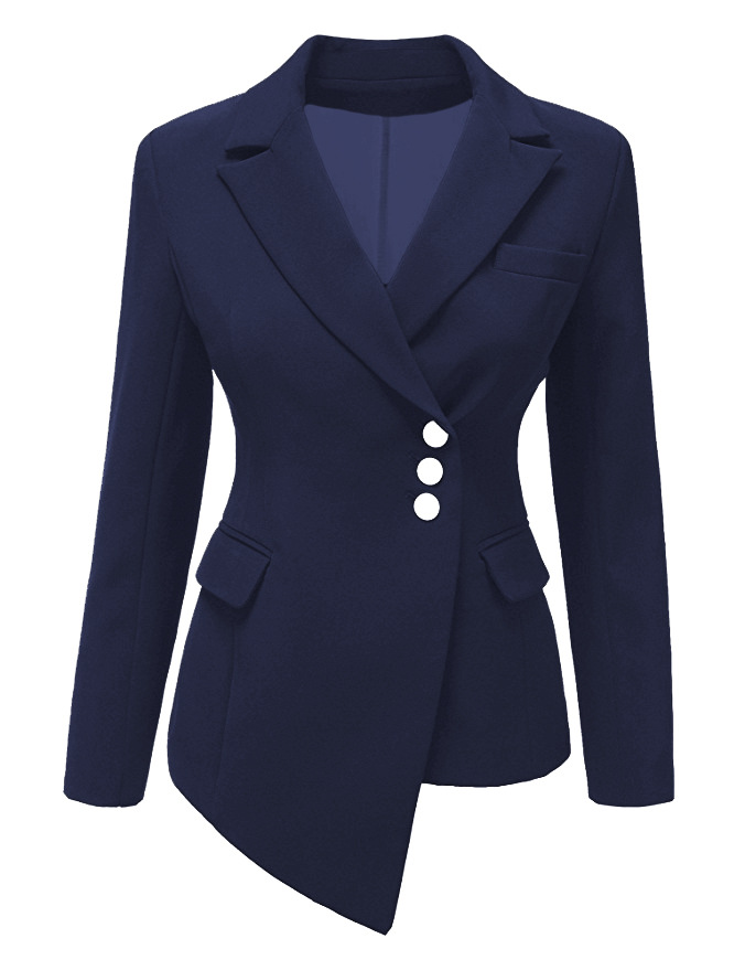 navy blue casual jackets womens