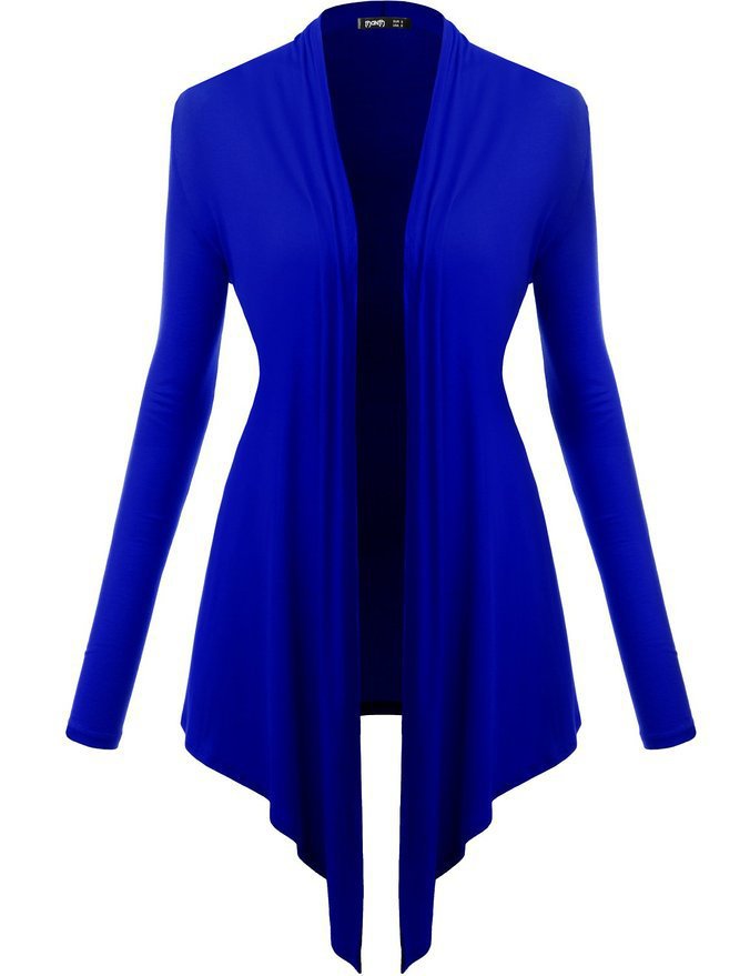 ladies royal blue cardigan