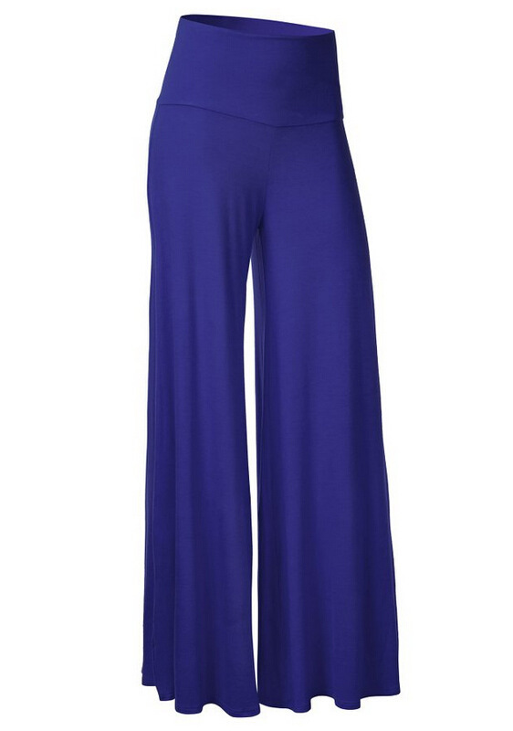 royal blue flare pants