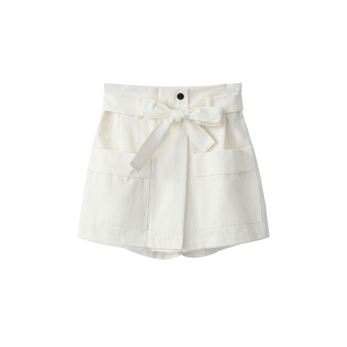 shorts with bow belt