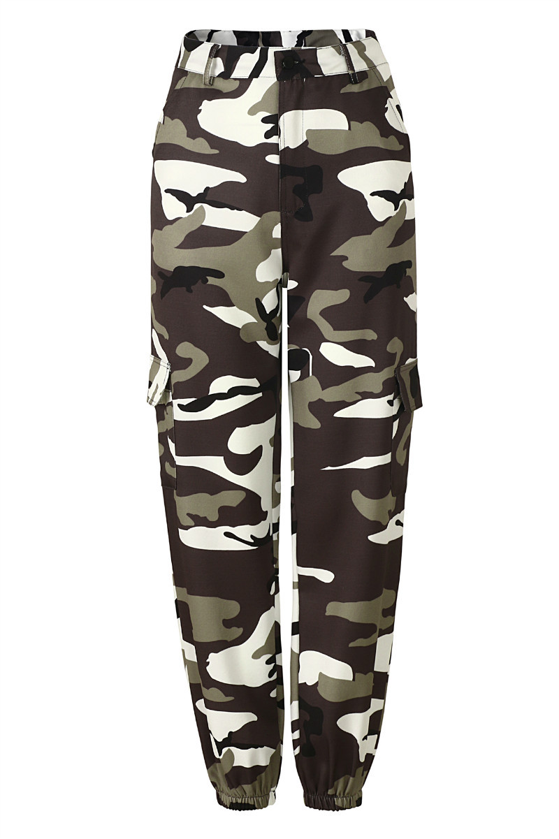 camo cargo pants womens