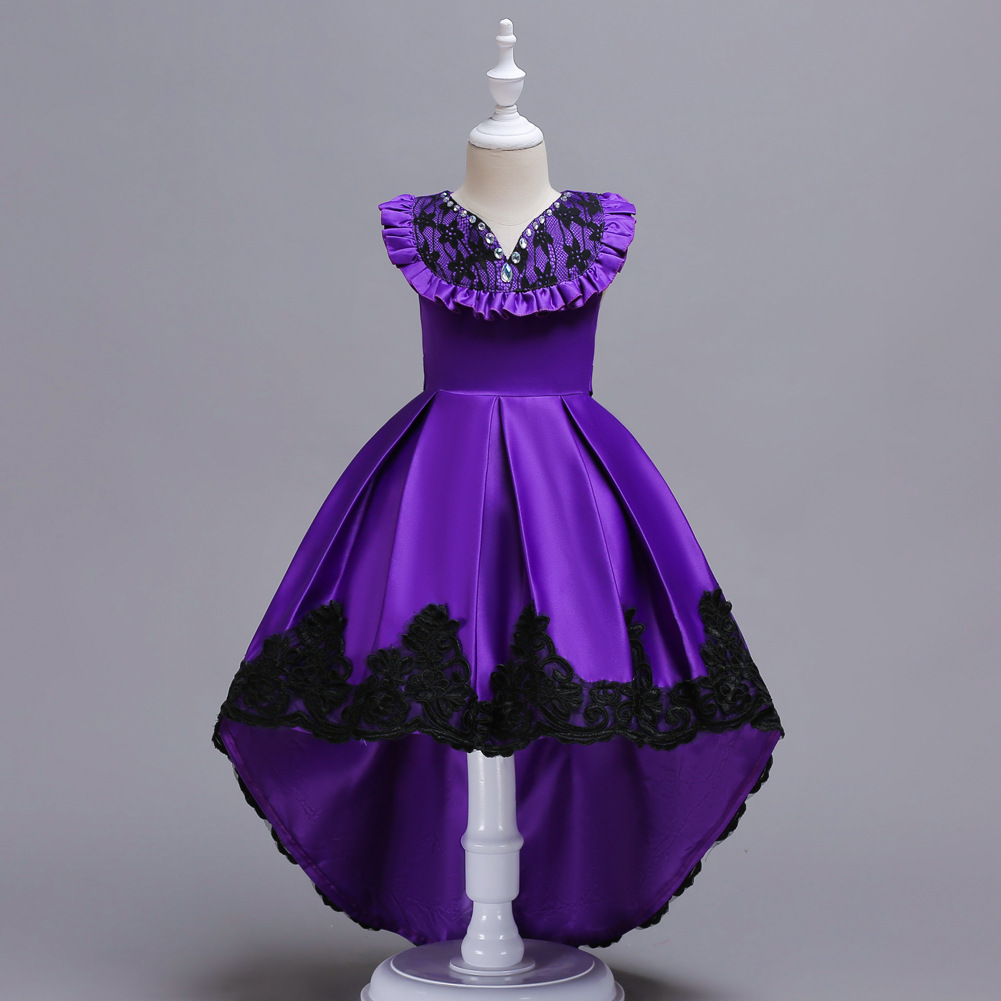 purple gown for kids