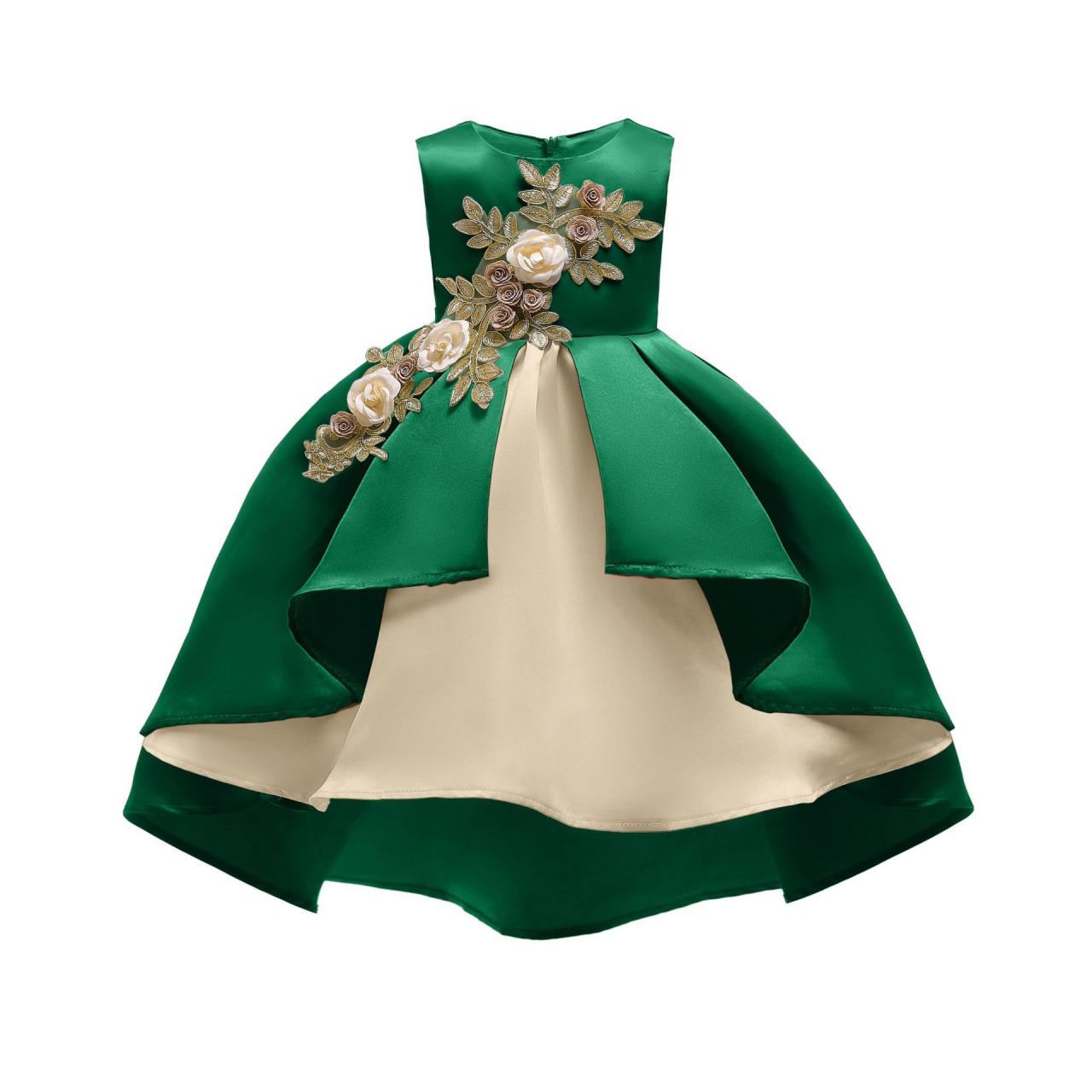 green gown for kids