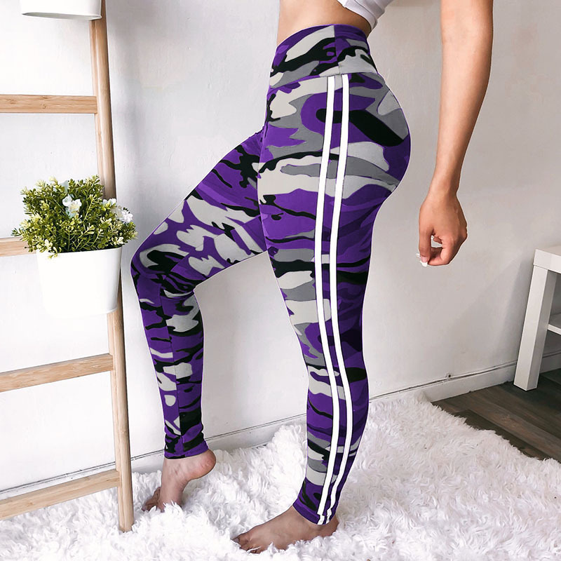 purple camo sweatpants