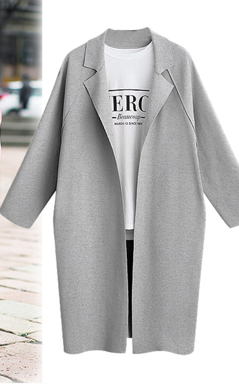gray overcoat