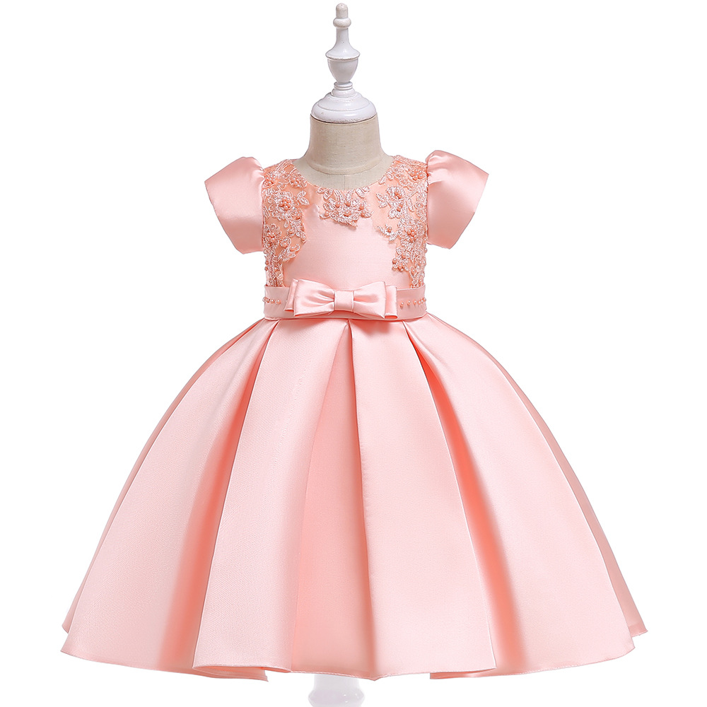 satin gown for kids