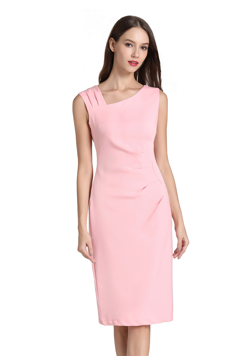 pink business dress