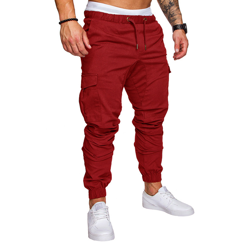 Pudcoco Men's Long Tracksuit Pants