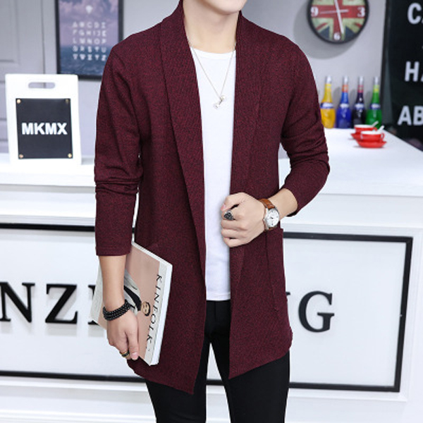 wine red sweater mens