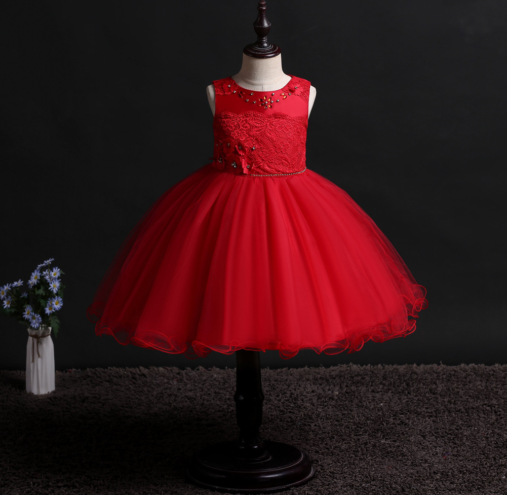 red gown for kids