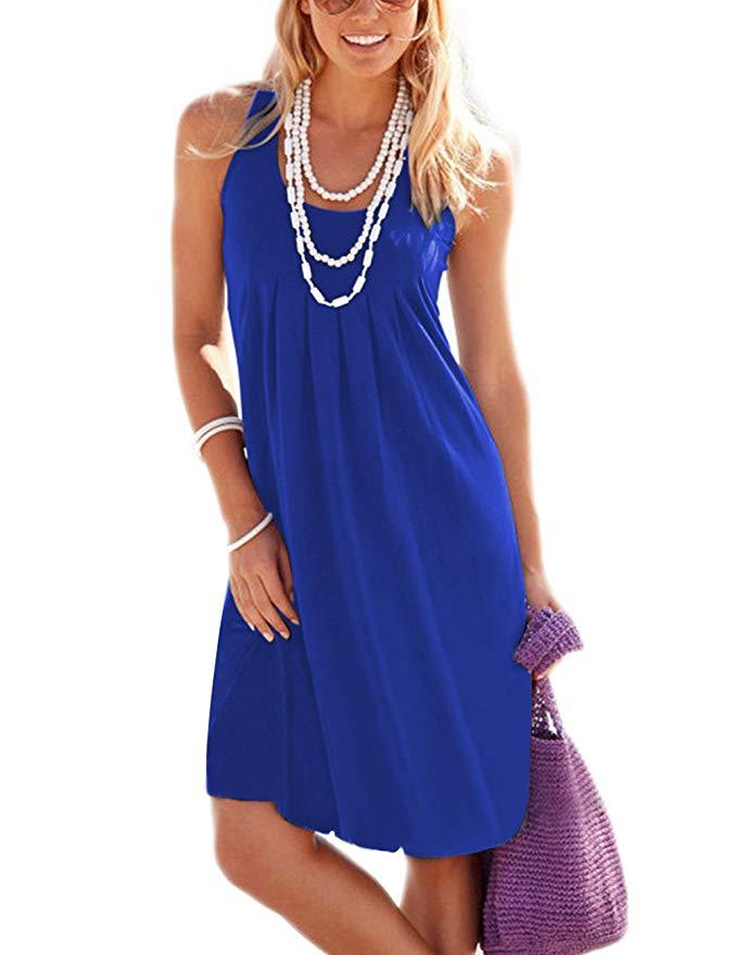 royal blue beach dress