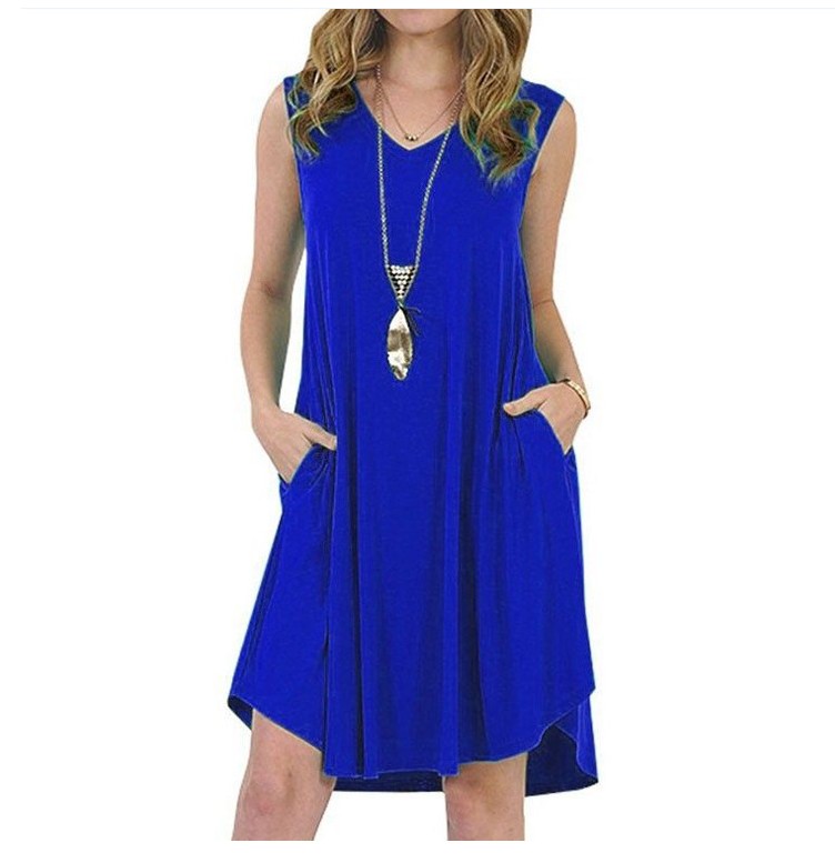 royal blue sundress plus size