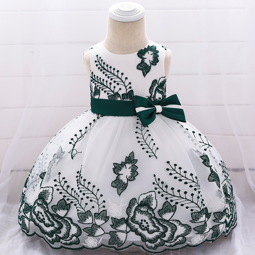 flower girl dresses hunter green