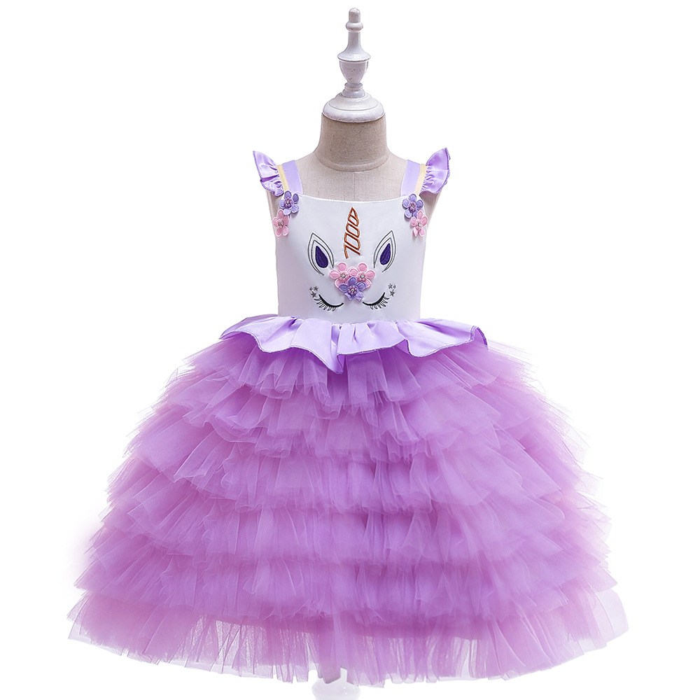 unicorn flower girl dresses