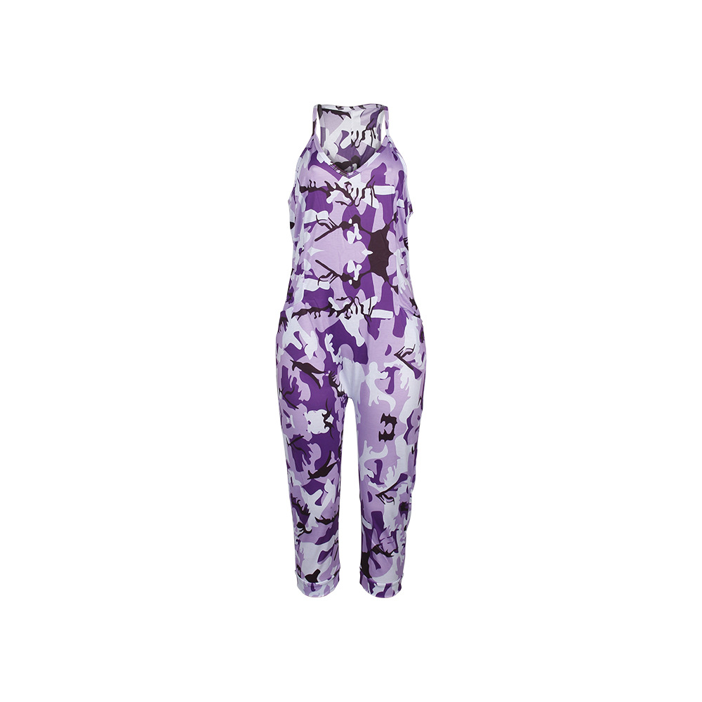 purple camo jumpsuit