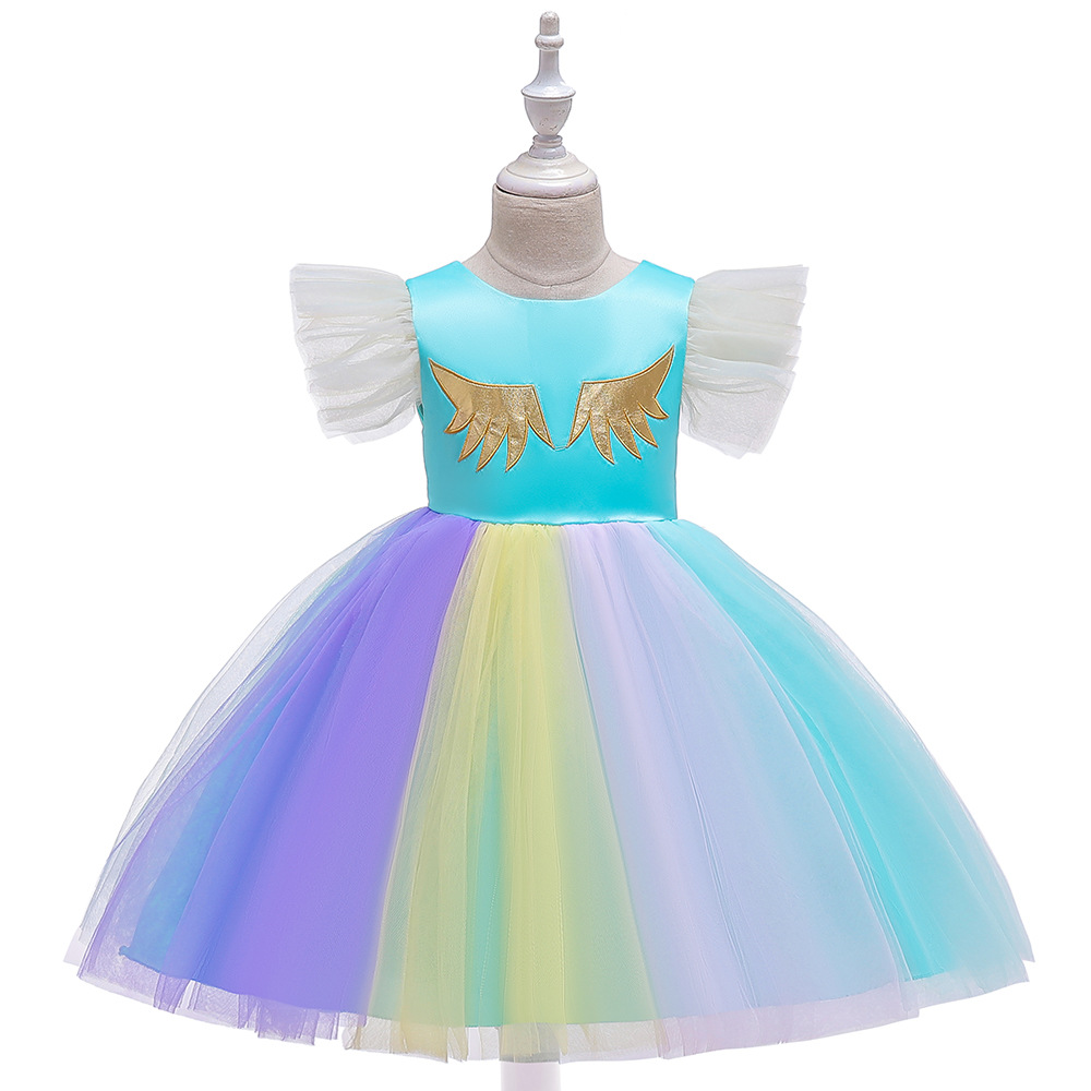 unicorn flower girl dresses