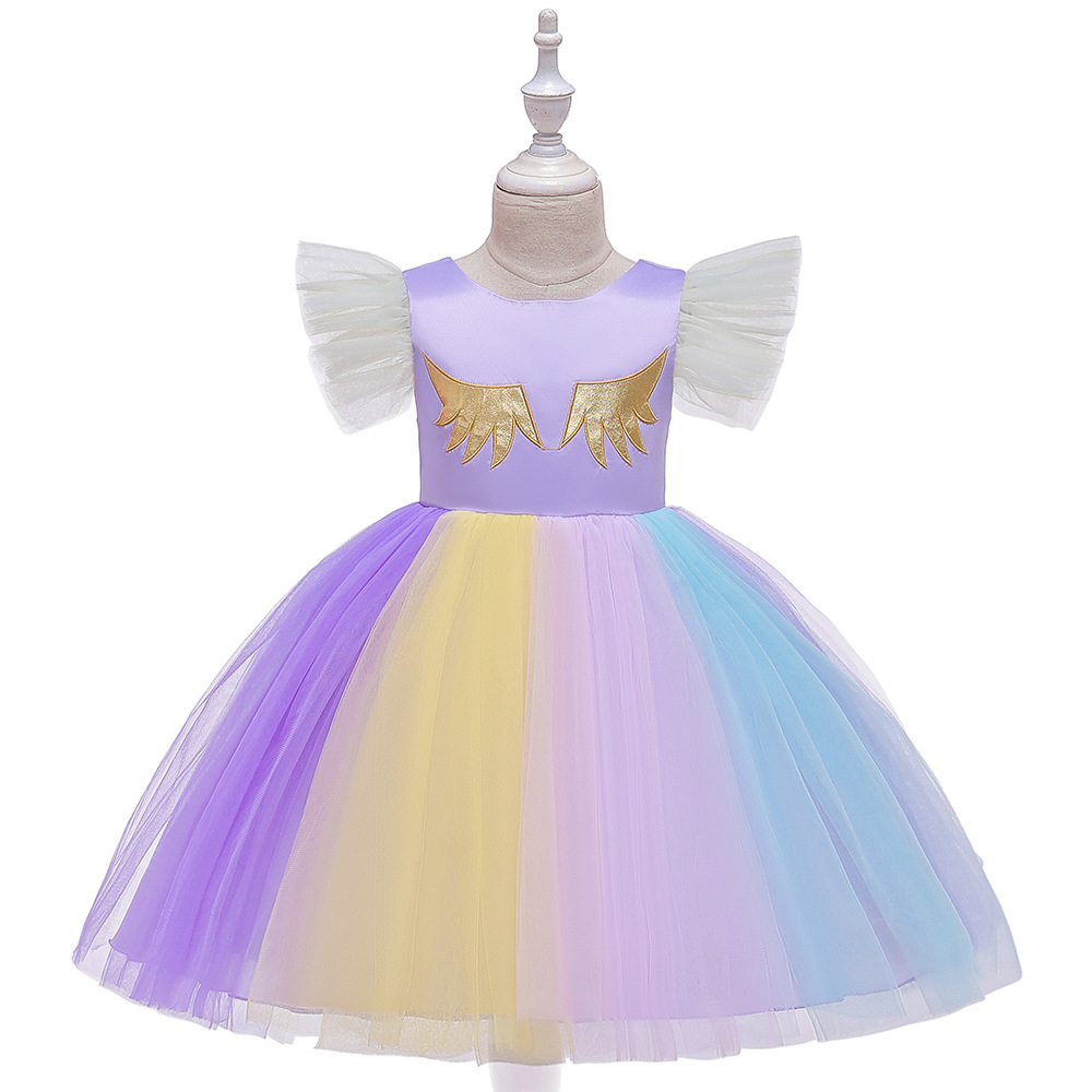unicorn flower girl dress