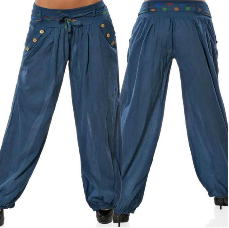 Women/'s Fashion Boho Hippy Baggy Aladdin Pants Leggings Yoga Crop Trousers UK TI
