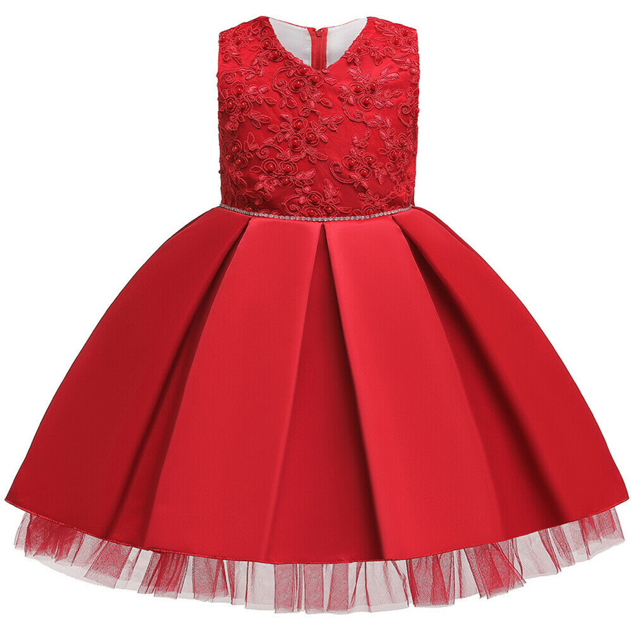 girls size 8 red dress