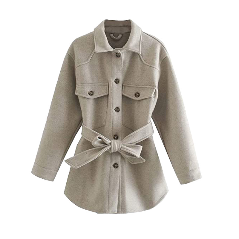 Women Slim-fit Coat Lapel Street Casual Trendy Suit Collar Urban Jacket