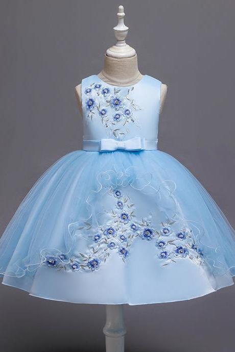 New Autumn Halloween Party Dresses Neonatal Embroidered Dancing Baby Chinese Retro Girl Dresses