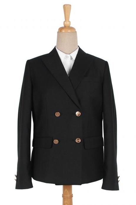 2019 Spring Autumn Clothing Small Suit Women Jacket Fashion British Campus Style Ladies Small Suit Jacket Jk Uniform